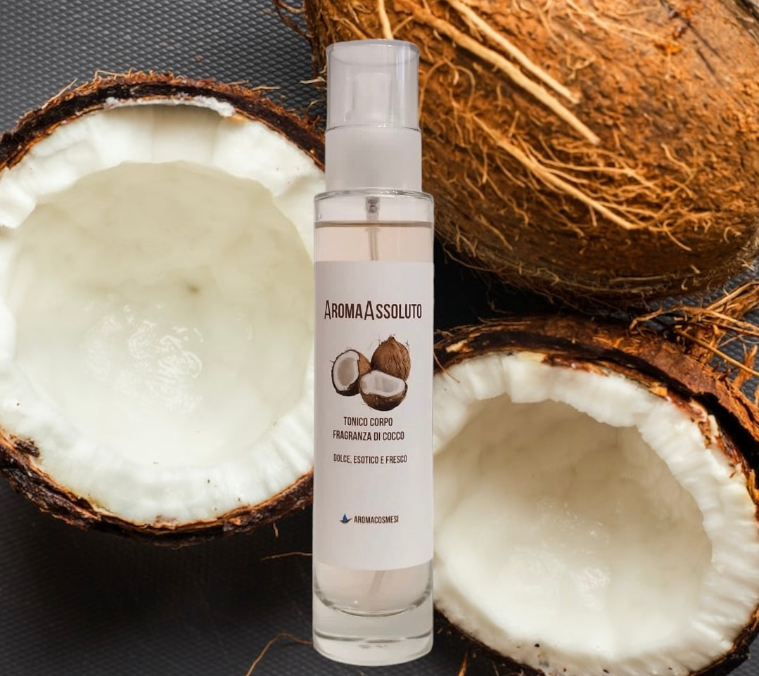 tonico corpo e capelli al cocco