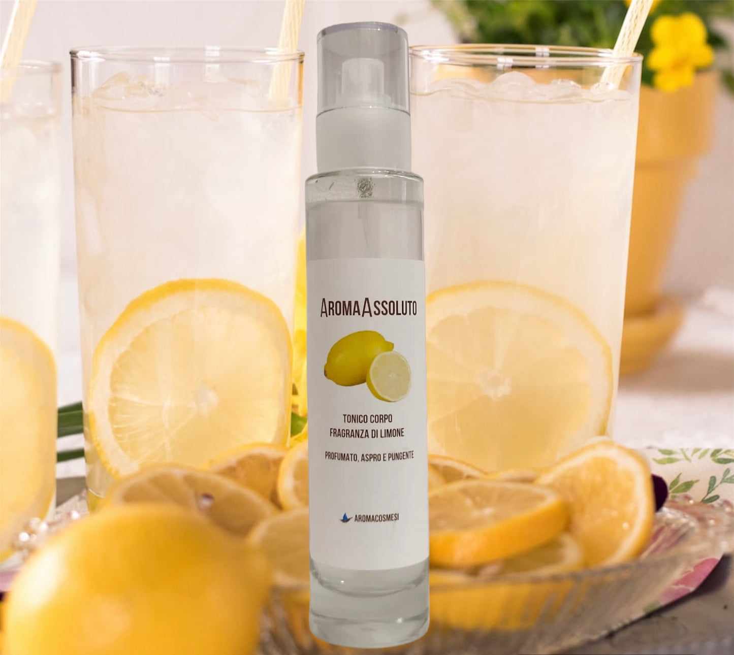 tonico corpo e capelli al limone